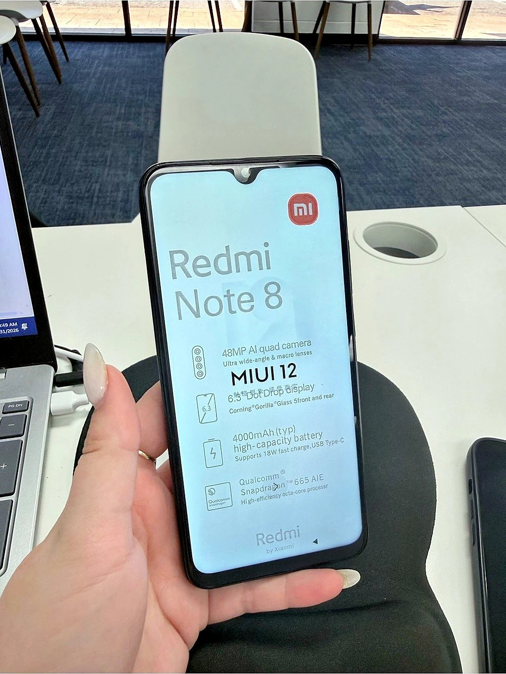 Xiaomi Redmi Note 8 Black Unlocked Smartphone NWT